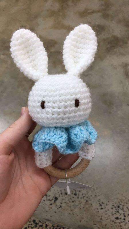 Crochet Bunny Teether