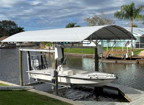 Rush Co Marine Products Custom Covers For Boat Lift Canopies