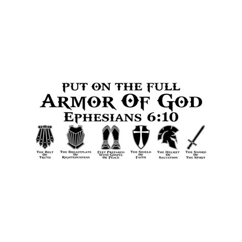 Armor Of God SVG Armor Of God Printable Christian SVG Etsy