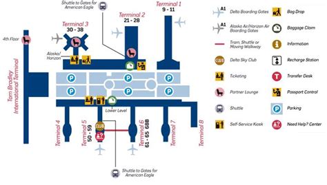 Atlanta Airport Terminal Map Delta / Delta Atlanta Airport Terminal Map ...