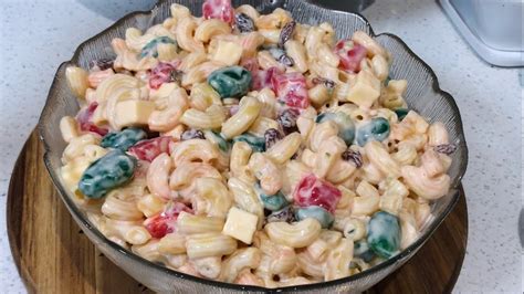 Easy Macaroni Fruit Salad Recipe L Macaroni Salad L Macaroni Dessert