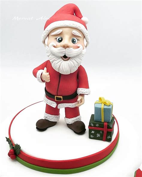 Santa Claus Decorated Cake By Mervat Abu Cakesdecor