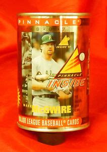 Pinnacle Baseball Card Can Of Cards Oakland A S Mark Mcgwire