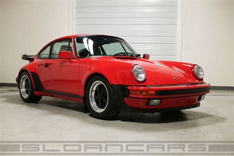 1987 Porsche 911 Turbo Guards Red 22 950 Miles Sloan Cars