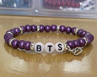 Bts Army C Digo Morse Nombres De Miembros Pulseras Versi N Etsy Espa A