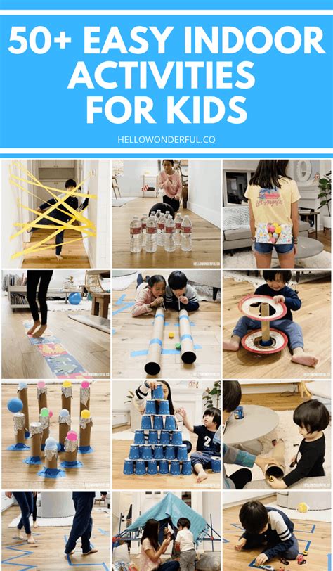 Indoor Games For Kids : Rainy Day Activities For Kids / Outdoor games ...