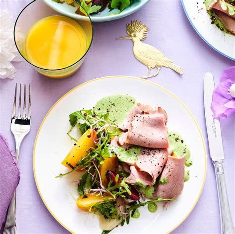 Rosa Tafelspitz mit grüner Sauce und Bunte Bete Salat Rezept ESSEN