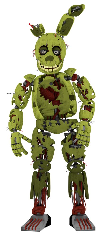 Springtrap V2 Full Body By A1234agamer On Deviantart