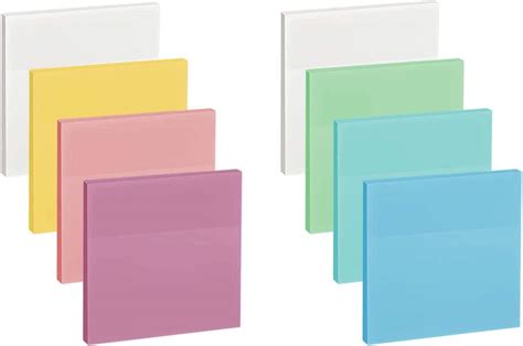 Transparent Sticky Notes X Inch Clear Sticky Notes Waterproof Self