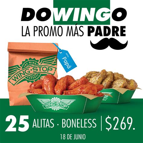 Wingstop Día Del Padre 25 Boneless Y O Alitas Por 269