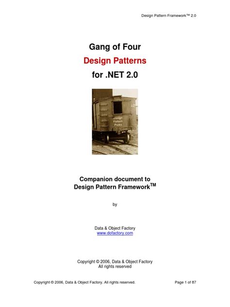 Gang Of Four Design Patterns 20 Pdf