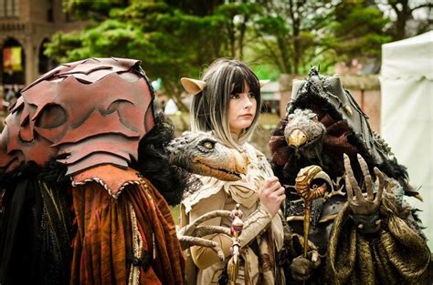 The Dark Crystal Skeksis And Jen Costumes Made By Fairy Tailor The