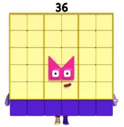 Thirty Six From Numberblocks By Alexiscurry On Deviantart