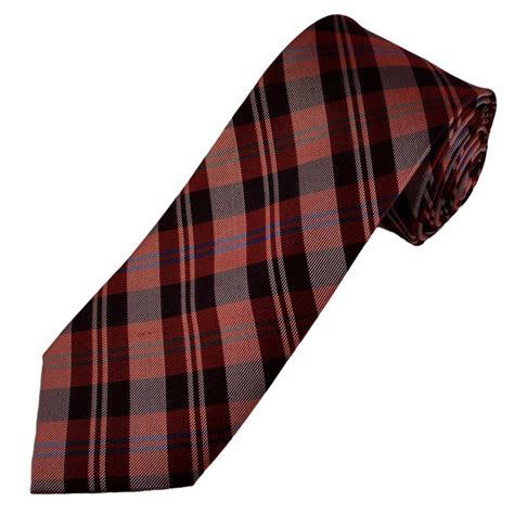 Red Navy Blue And White Checked Luxury Silk Mens Tie From Ties Planet Uk