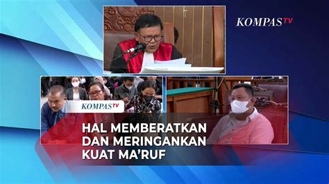 Hal Memberatkan Kuat Maruf Divonis Tahun Penjara Tidak Sopan Tidak