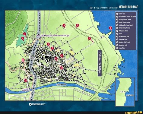 morioh cho map location  jasuke   ii ihe higashikatas