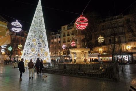 Encendido Del Alumbrado De Navidad En Granada