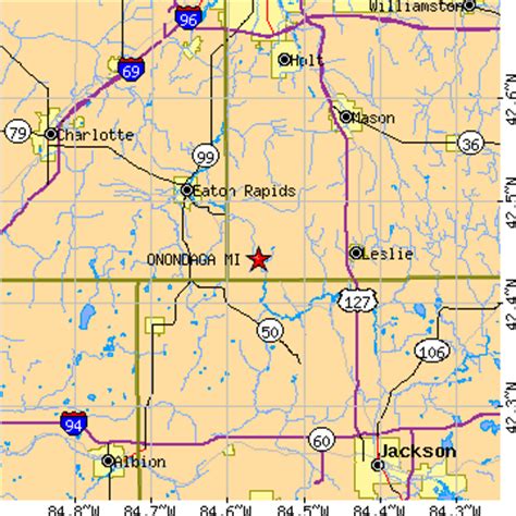 Onondaga, Michigan (MI) ~ population data, races, housing & economy