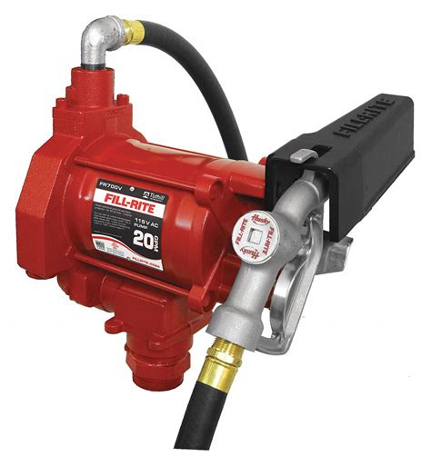 Fill Rite 13 Hp Cast Iron Rotary Vane Fuel Transfer Pump 20 Gpm Gpm