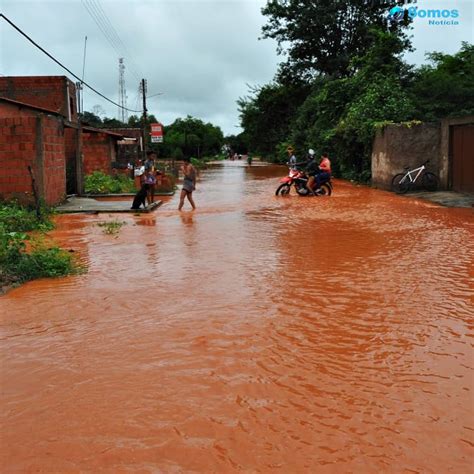 Cidade De Corrente Tem Ruas E Bairros Alagados Ap S Chuva Munic Pio