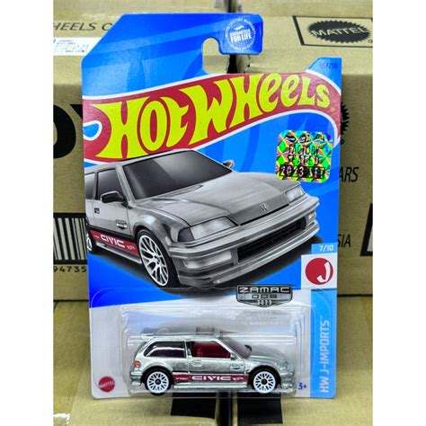 Hot Wheels Honda Civic Ef Zamac Factory Seal Shopee Malaysia