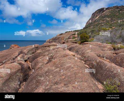 Hazards beach in Freycinet National Park, Tasmania, Australia‎ Stock ...