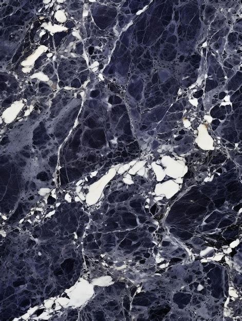 Premium Photo A Black Marble Floor With White Spots On It