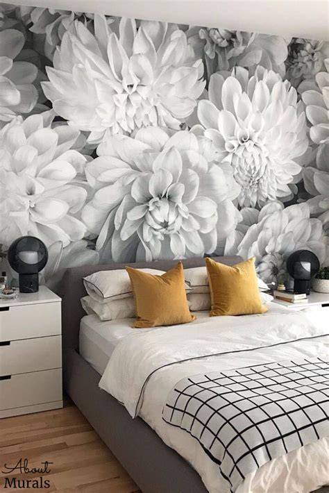 Black And White Floral Wallpaper Designs