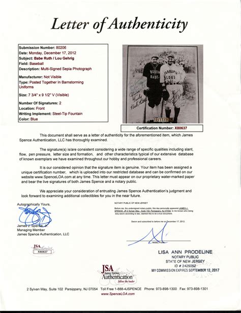 Lot Detail Spectacular Babe Ruth And Lou Gehrig Signed Barnstorming Photograph PSA DNA MINT 9