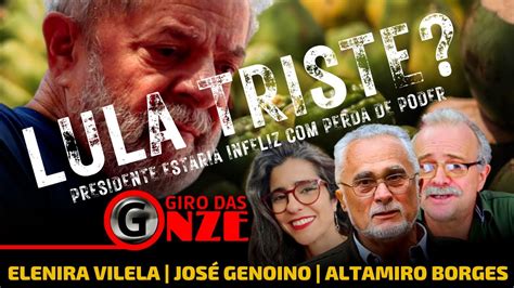 Giro das Onze Lula triste José Genoino Altamiro Borges e Elenira