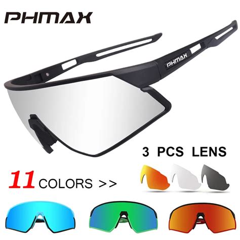 PHMAX Outdoor Sports Road Okulary Rowerowe Ultralight Spolaryzowane