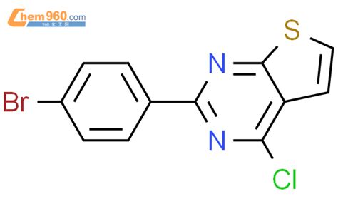 884534 94 5 THIENO 2 3 D PYRIMIDINE 2 4 BROMOPHENYL 4 CHLORO 化学式结构式