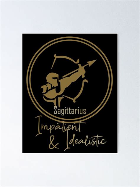 Sagittarius Zodiac Sign Poster By Hoedus Redbubble