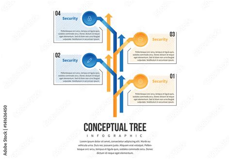 Conceptual Tree Infographic Stock Template | Adobe Stock