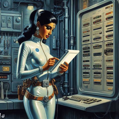 DALL E 3 Sci Fi Pinup Girl Created In DALL E 3 See More H Flickr