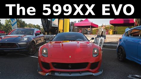 Forza Horizon 4 The Test Vehicle 203 Stock 2012 Ferrari 599xx Evolution Youtube