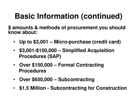 Ppt Federal Contracting 101 The Art Of The Process Powerpoint