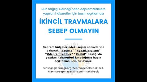 14 mayıs seçimlerinden sonra depremzedelere yapılan hakaretler ikincil