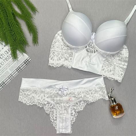 Conjunto De Lingerie Poderosa Branco Dolce Pecado