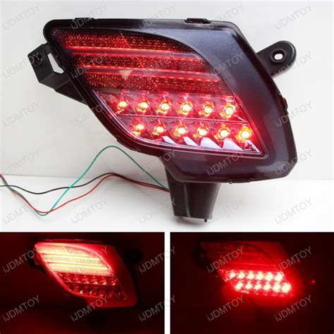 2013 2016 Mazda Cx 5 Led Rear Fog Lights Bumper Reflector Brake Lamps