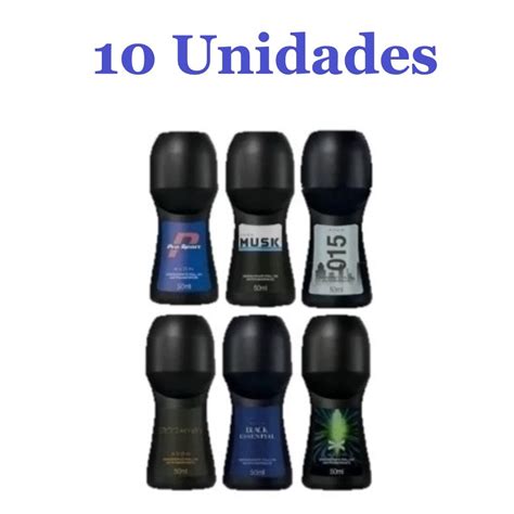 Kit Unidades Roll On Avon Desodorante Antitranspirante Masculino