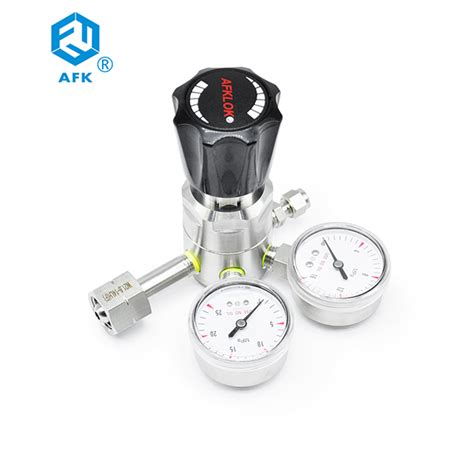 China Afk High Pressure Stainless Steel Single Stage Nitrous Oxide Precision Pressure Regulator