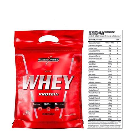 Nutri Whey Wey 907g Bcaa Creatina Integralmedica Shaker Baunilha