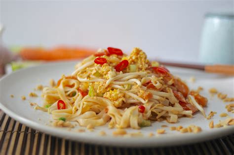 Pad Thai Klassisch Schnell Vegetarisch Lecker Tasty Matter