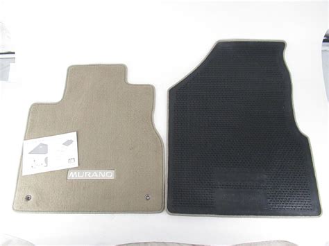 Genuine Nissan 999E2 CU001BE Beige Carpeted Floor Mats Front Rear 09