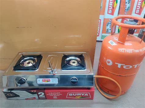 Gas Cylinder With Stove