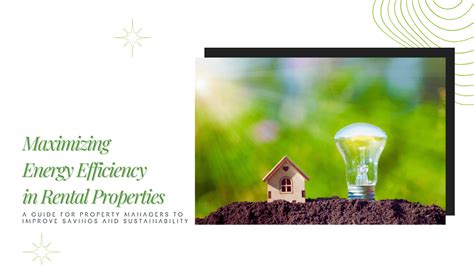 Maximizing Energy Efficiency In Rental Properties