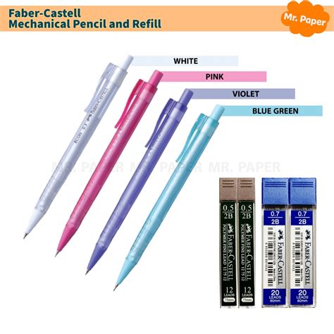 Faber Castell Econ Mechanical Pencil 0 5mm 0 7mm Blister Pack Mr