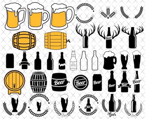 Beer Svg Beer Svg Bundle Beers Bottles Svg Beer Clipart Beer Etsy