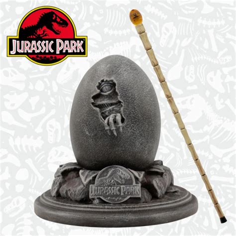 Bems Jurassic Park Th Egg Cane Set Limited Edition Replica